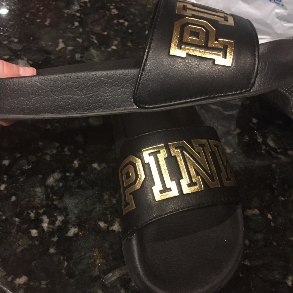 PINK Victoria Secret Slides size 7/8